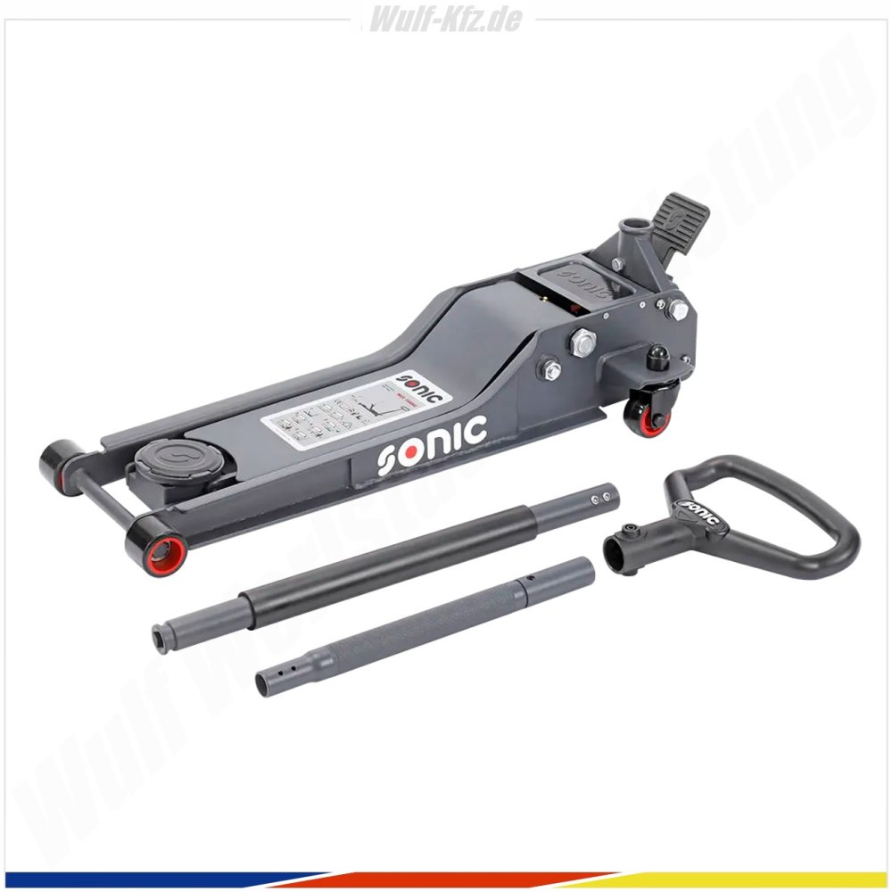 Sonic Wagenheber flache extra lange Ausführung 1,5t